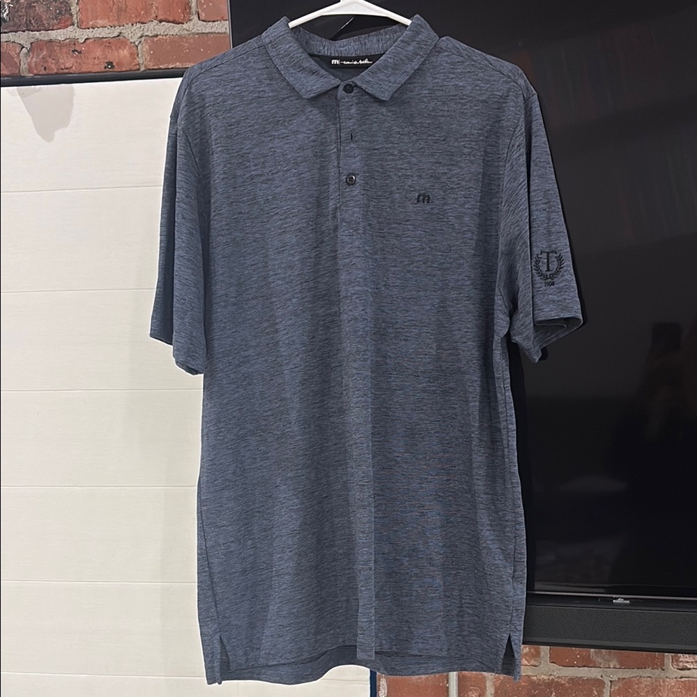 Travis Mathew Men's Charcoal Polo Shirt
